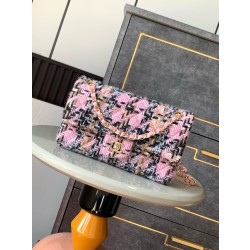 샤넬 Chanel 24k Medium Classic Flap Bag Pink 25.5cm