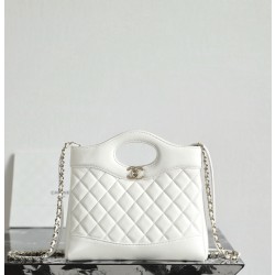 샤넬 Chanel AS4133 31 Mini Shopping Bag C-531 White 22cm