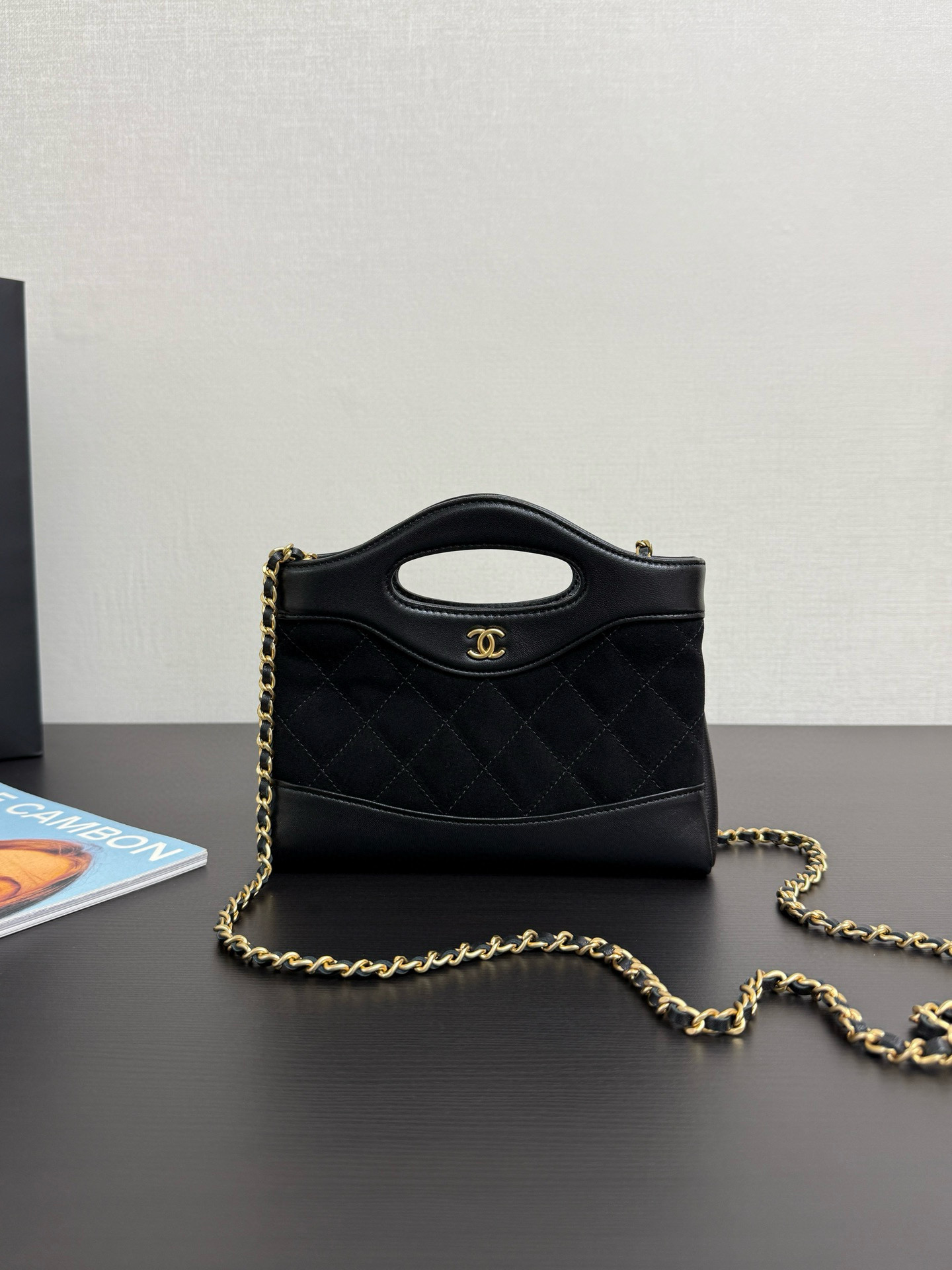 샤넬 Chanel 25P AP3656 31Shopping Bag Nano 99339 Black 20.5cm