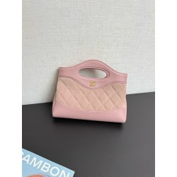샤넬 Chanel 25P AP3656 31Shopping Bag Nano 99339 Pink 20.5cm