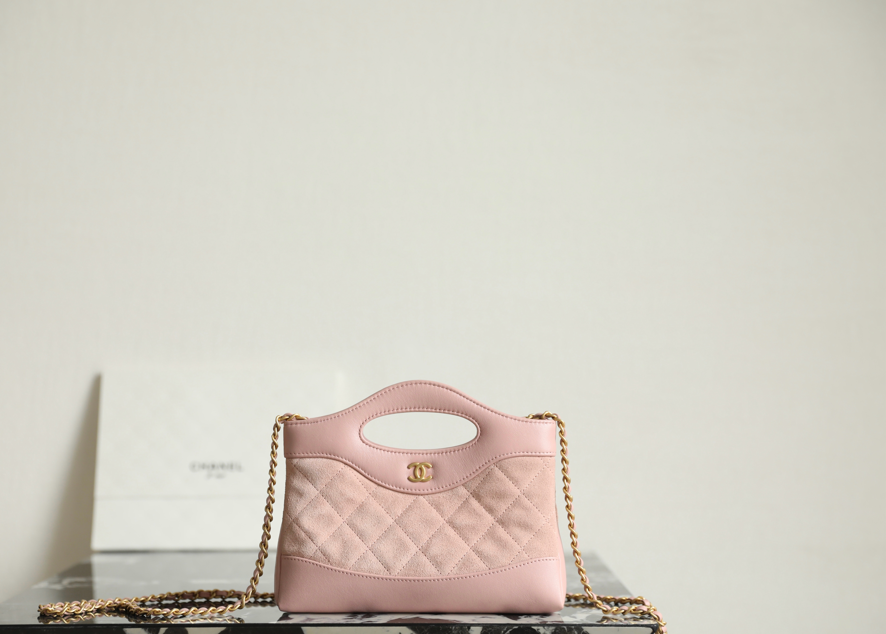 샤넬 Chanel 25P AP3656 31Shopping Bag Nano C-501 Pink 20.5cm