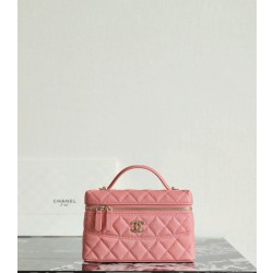 샤넬 Chanel 25c LP Long Vanity with chain C-501 Pink 19.5cm