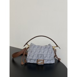 펜디 FENDI 8BR833 Mamma Baguette Medium Bag 26.5CM