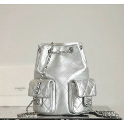 샤넬 Chanel AS5310 Backpack C-521 silver 18cm