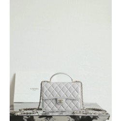 샤넬 Chanel 25P Mini Backpack Light grey 18cm