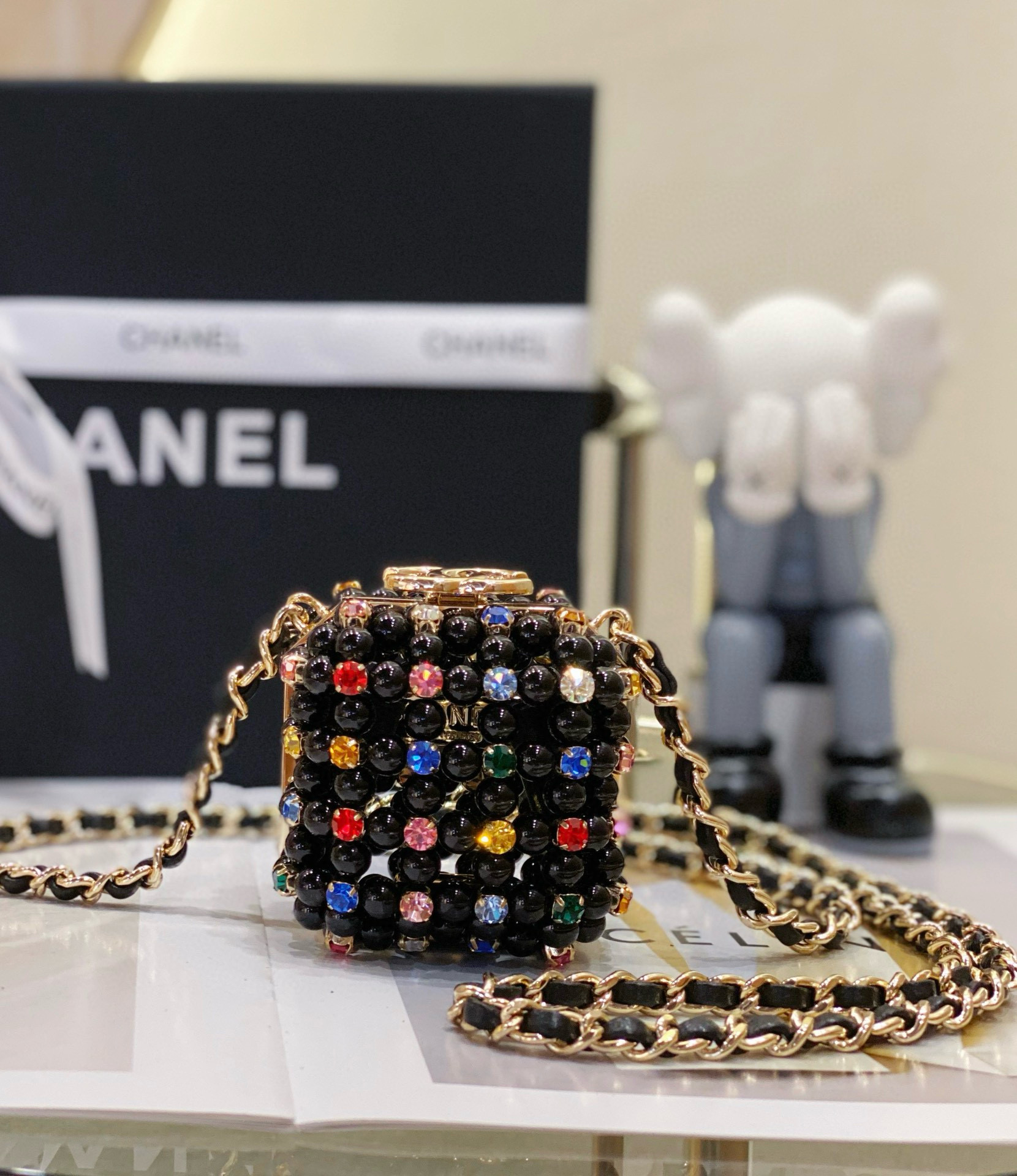 샤넬 Chanel 23s AS3769 Black 7cm