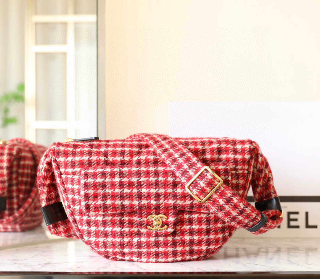 샤넬 Chanel 24N Coconeige Hobo C-031 Red 30CM