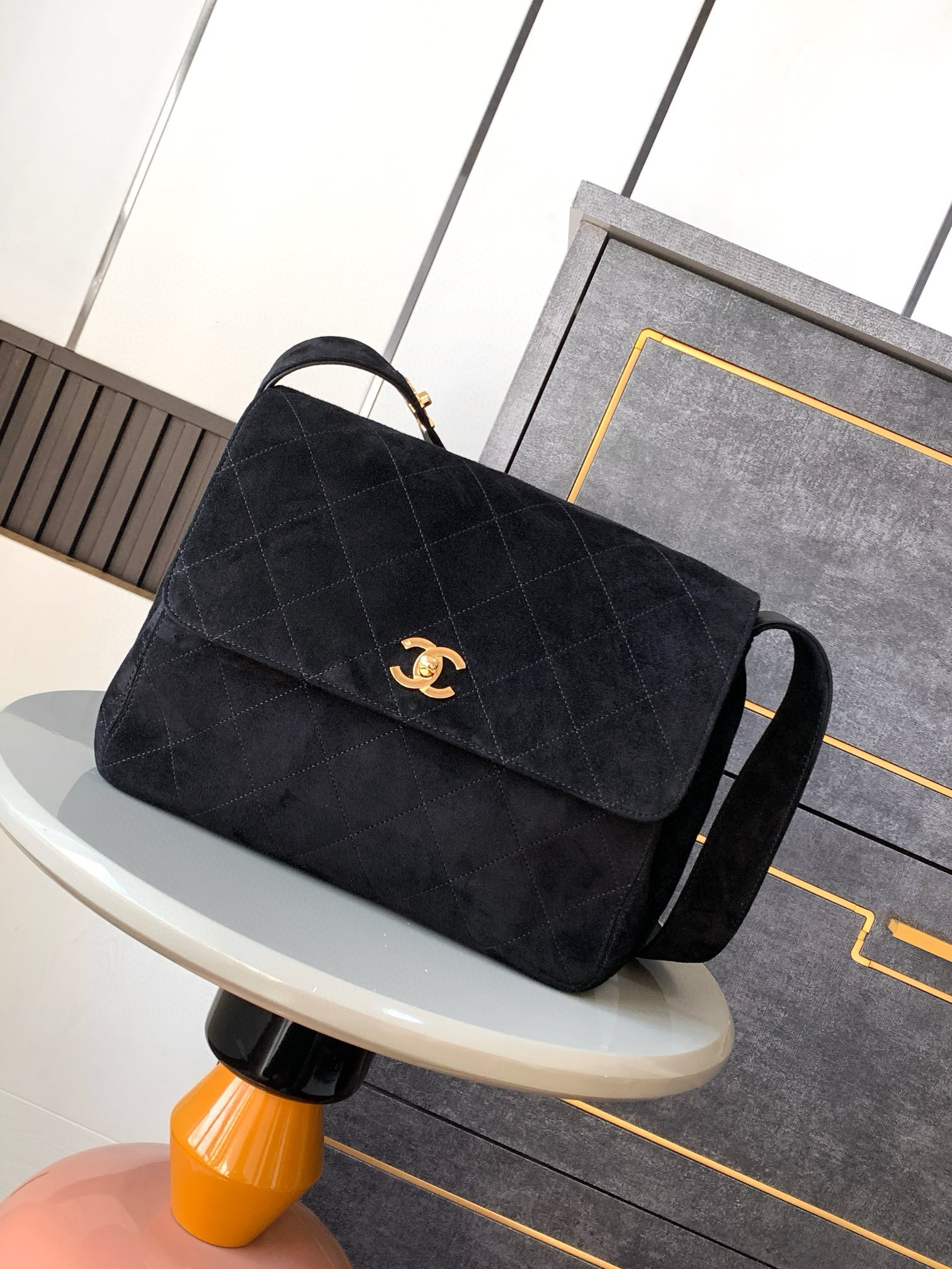 샤넬 Chanel Vintage Black 28cm