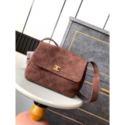 샤넬 Chanel Vintage Brown 28cm