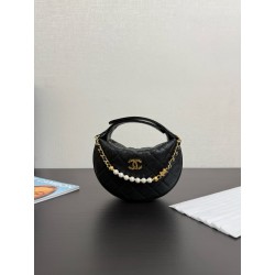 샤넬 Chanel 25S Clutch Black 16cm