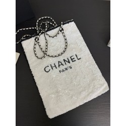 샤넬 Chanel 24s 4856 Tote bag White 30cm