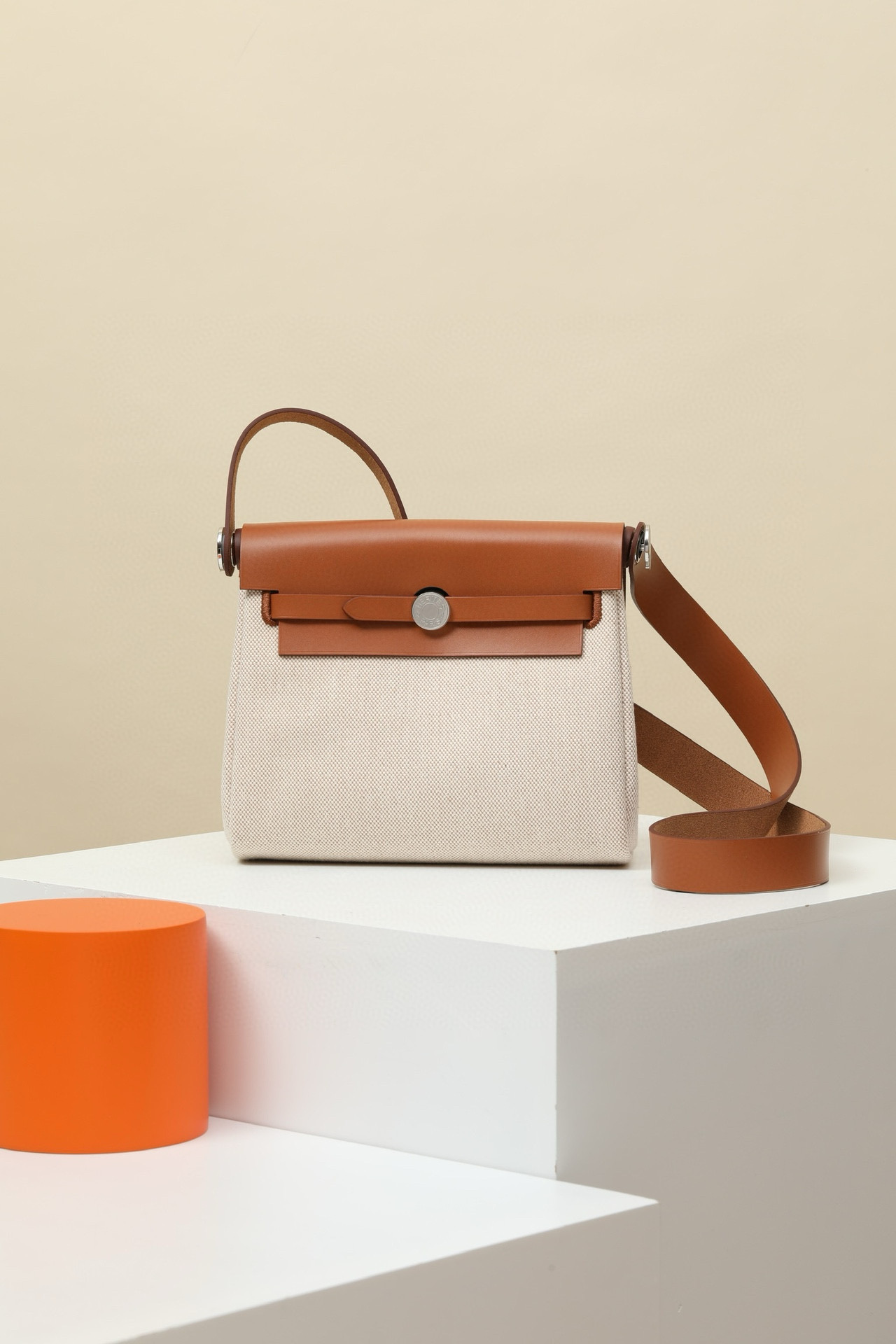 에르메스 Hermes Herbag mini 20cm H Viking and Huntre 37Gold/silver