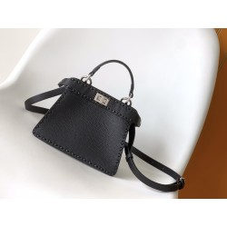 펜디 FENDI 8BN335 Peekaboo I See U Petit Selleria Bag 20CM