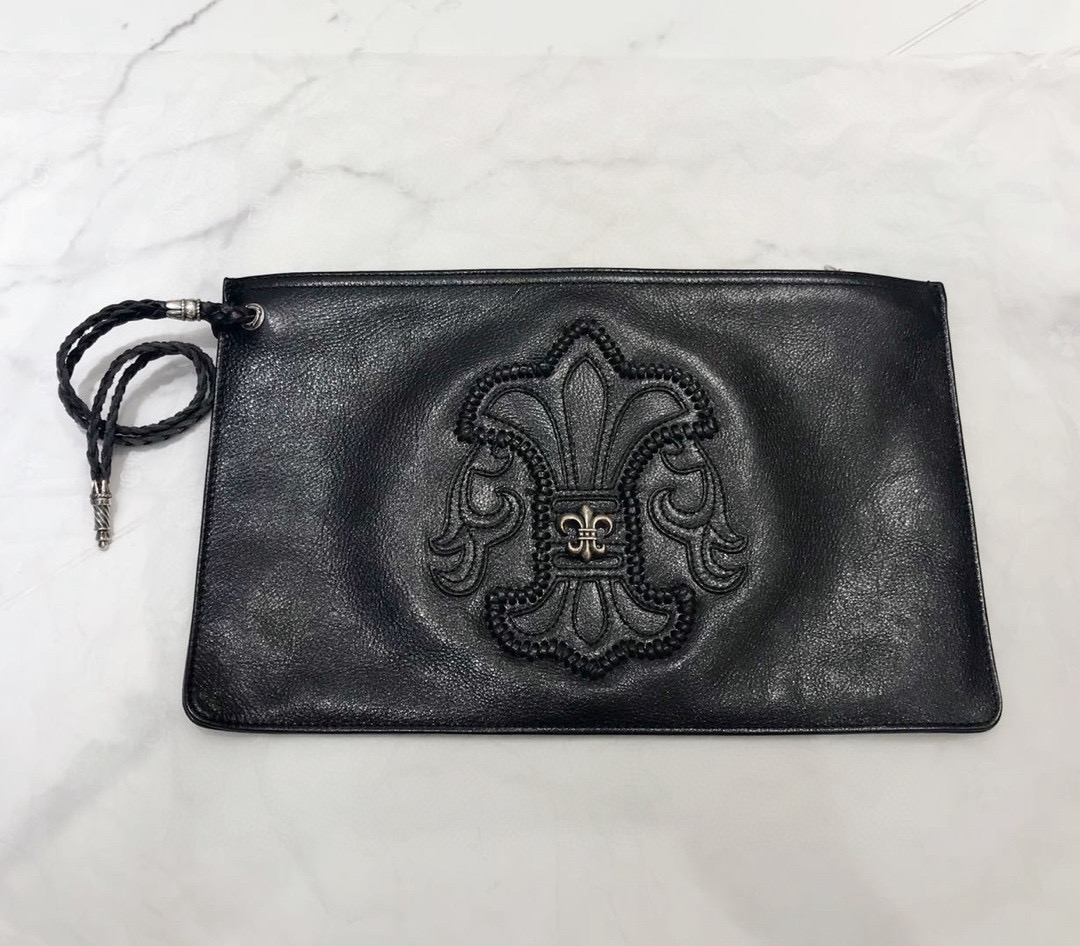 크롬하츠 Chrome Hearts CHB033 클러치 Black