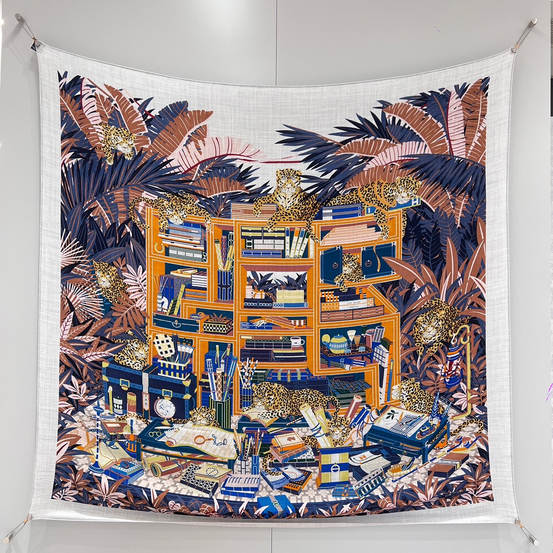 에르메스 Hermes 숄 136×137CM