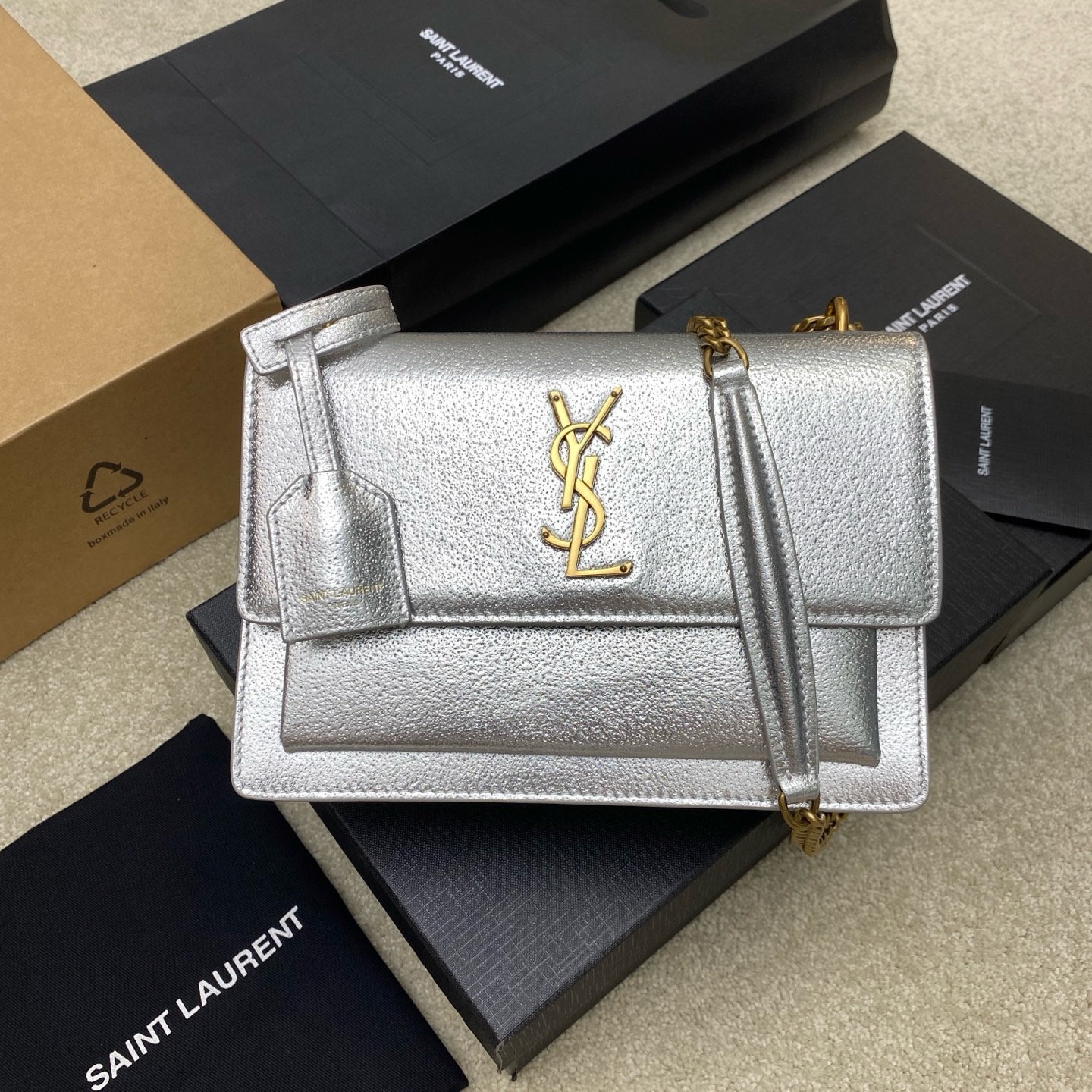 생로랑 Saint laurent/YSL 442906 Sunset Medium Chain Bag 22cm