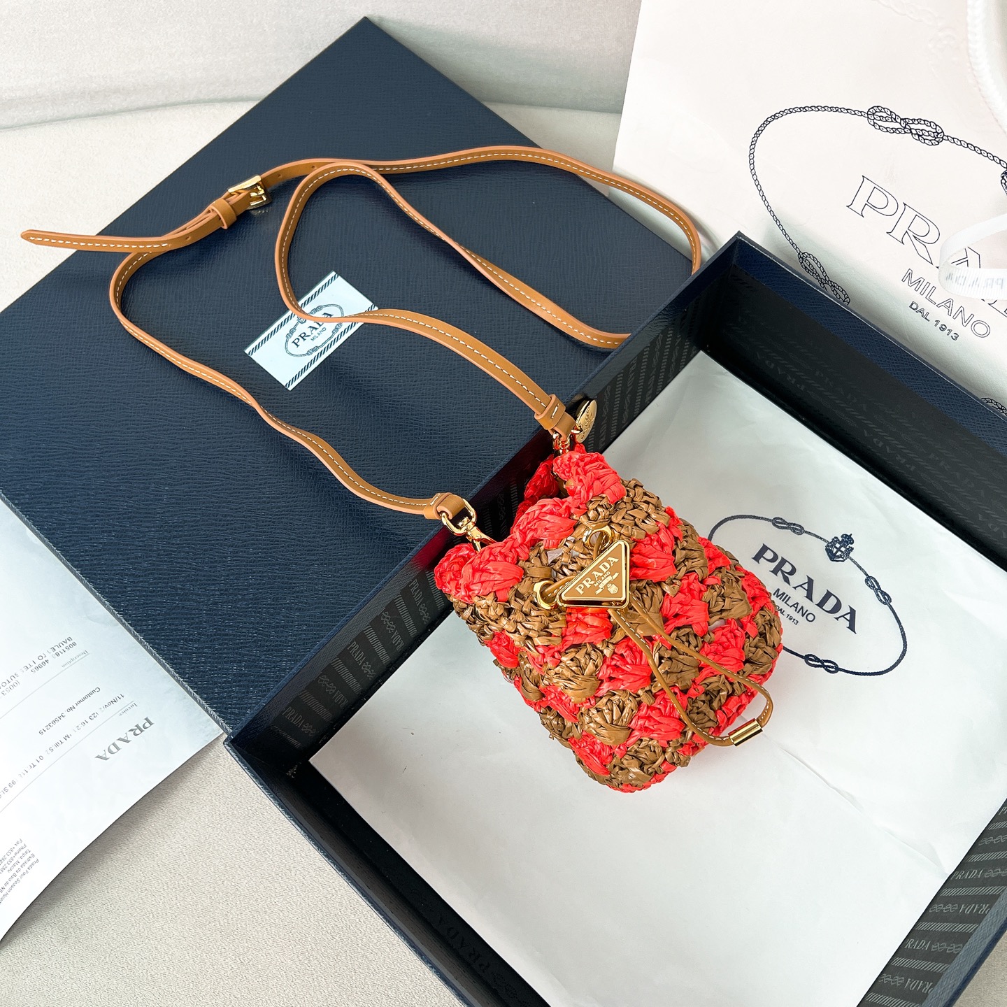 프라다 Prada 1NR016 미니 파우치