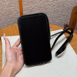 에르메스 Hermes Hac a Box 17.5cm Box 89 Noir/silver