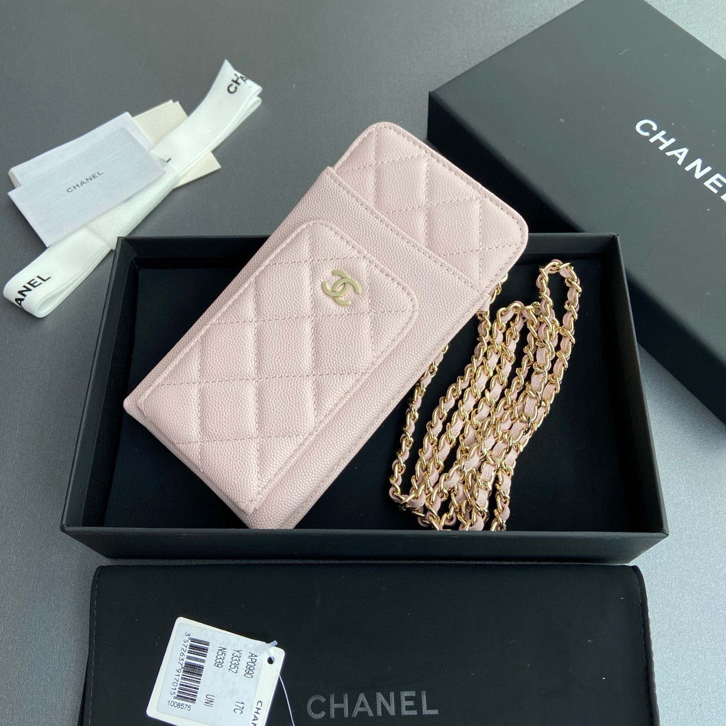샤넬 Chanel Classic Wallet On Chain WOC 체인 지갑 AP0990 18.5cm
