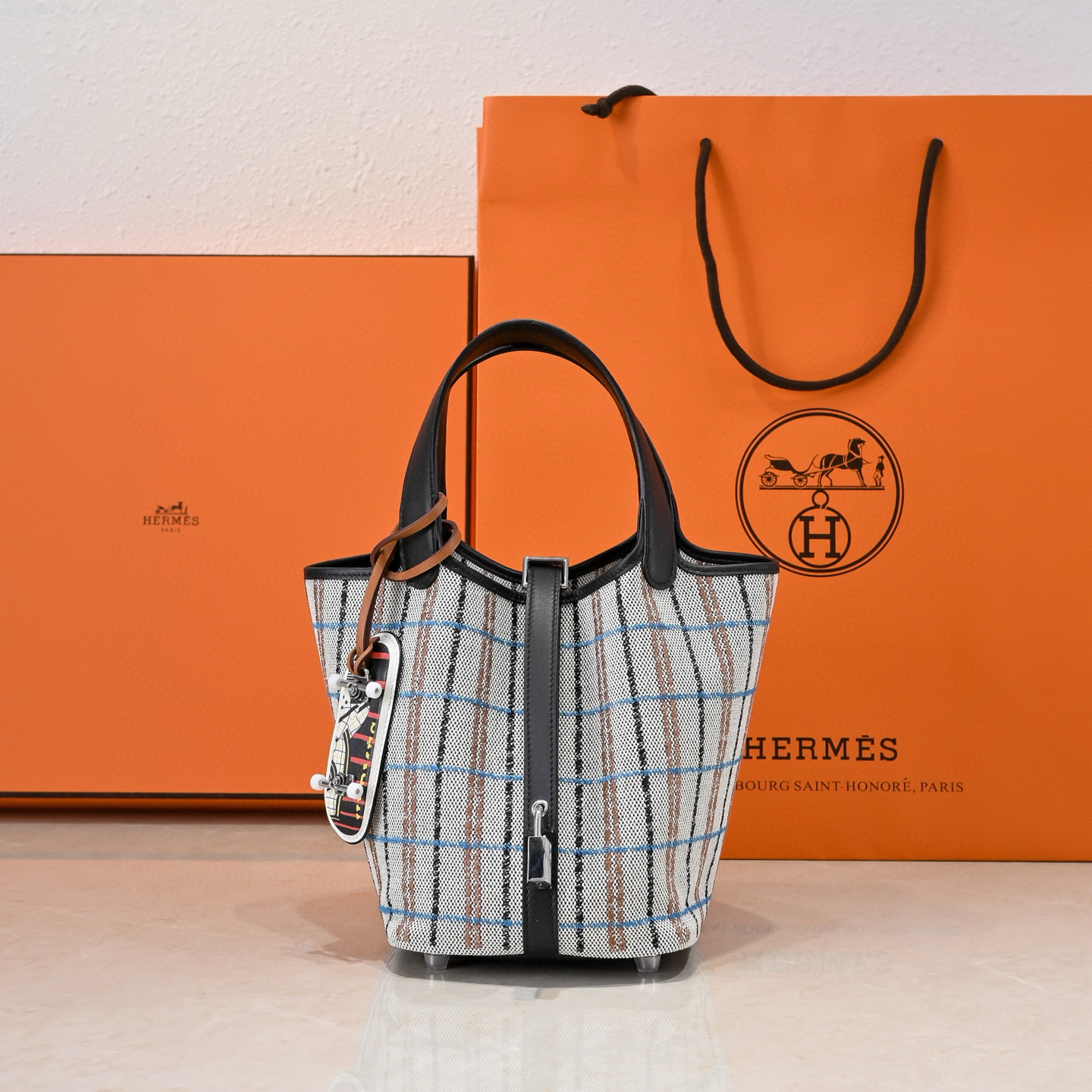 에르메스 Hermes Picotin lock 18cm 89 Noir