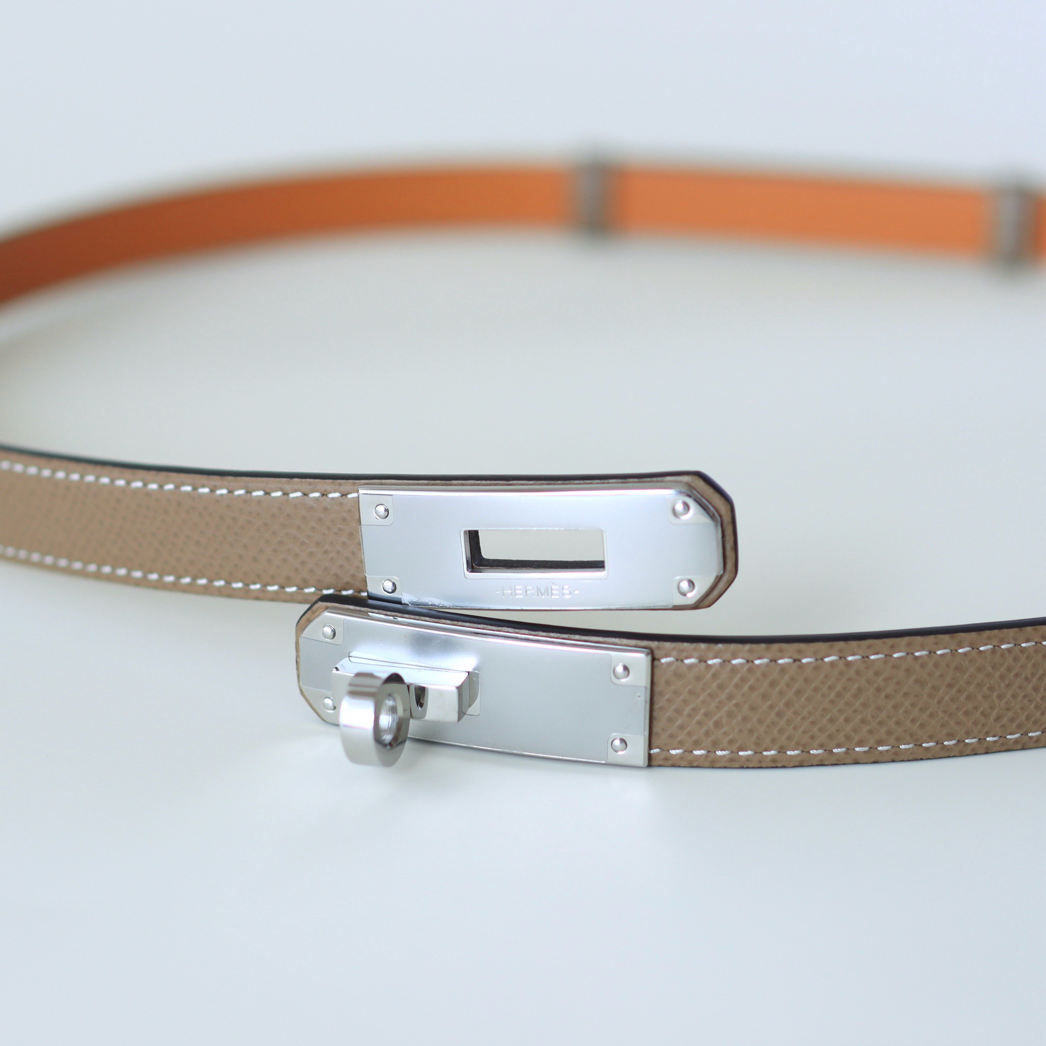 에르메스 Hermes Kelly 벨트 grey