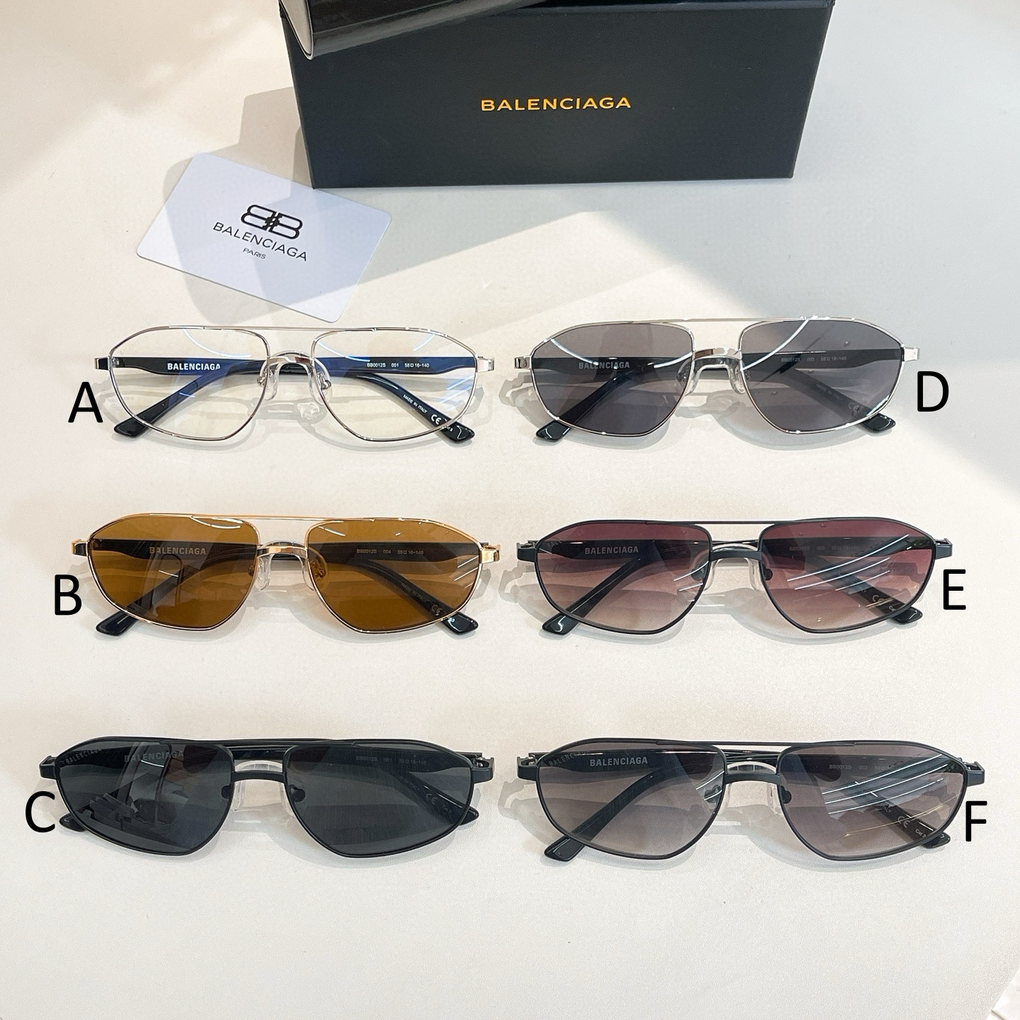 발렌시아가 Balenciaga BB0012S 58口16-140