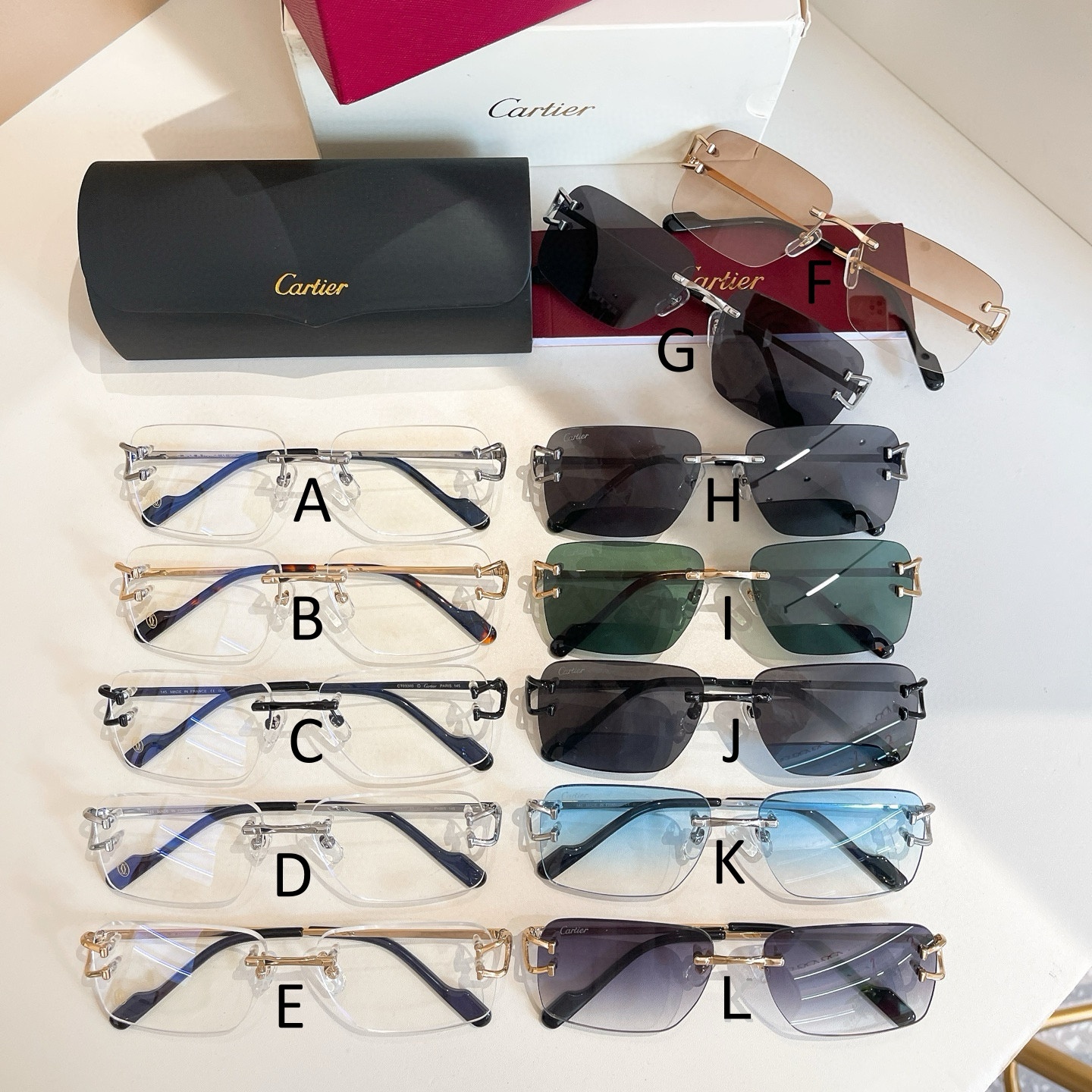 까르띠에 Cartier CT0330S 55口18-145