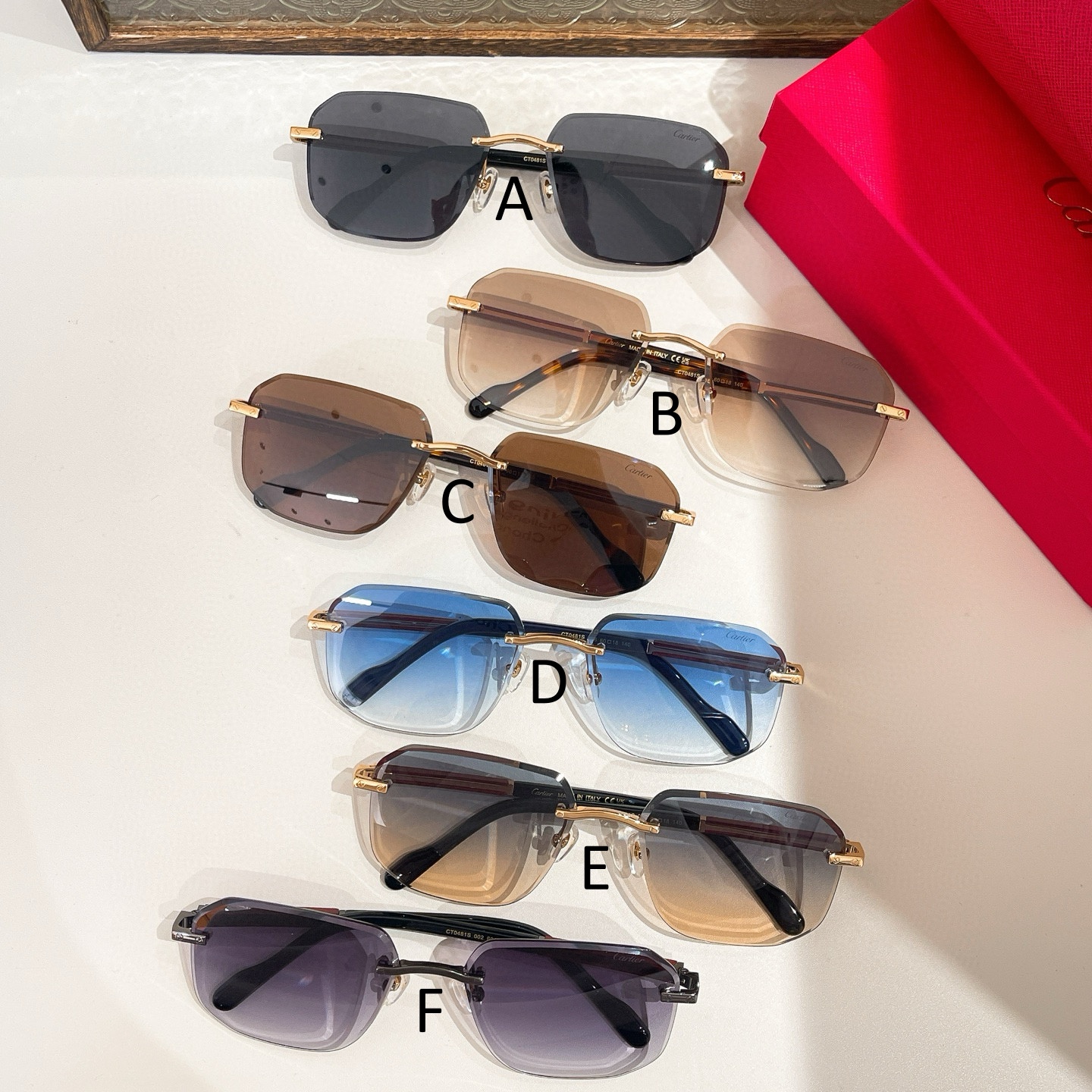 까르띠에 Cartier CT0481S 60口18-140