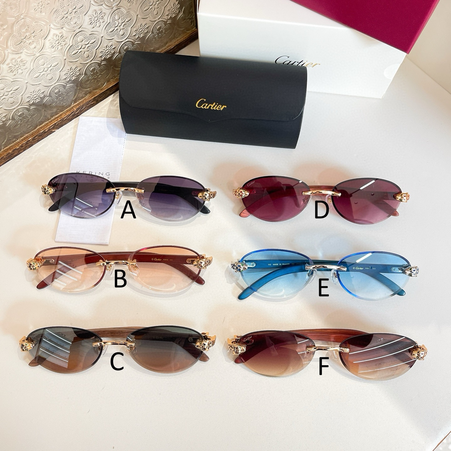 까르띠에 Cartier CT0615S 59口17-143