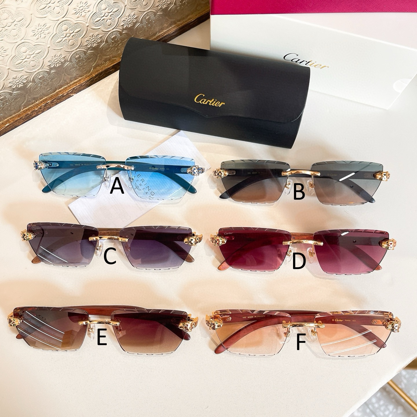 까르띠에 Cartier CT0617S 58口14-143