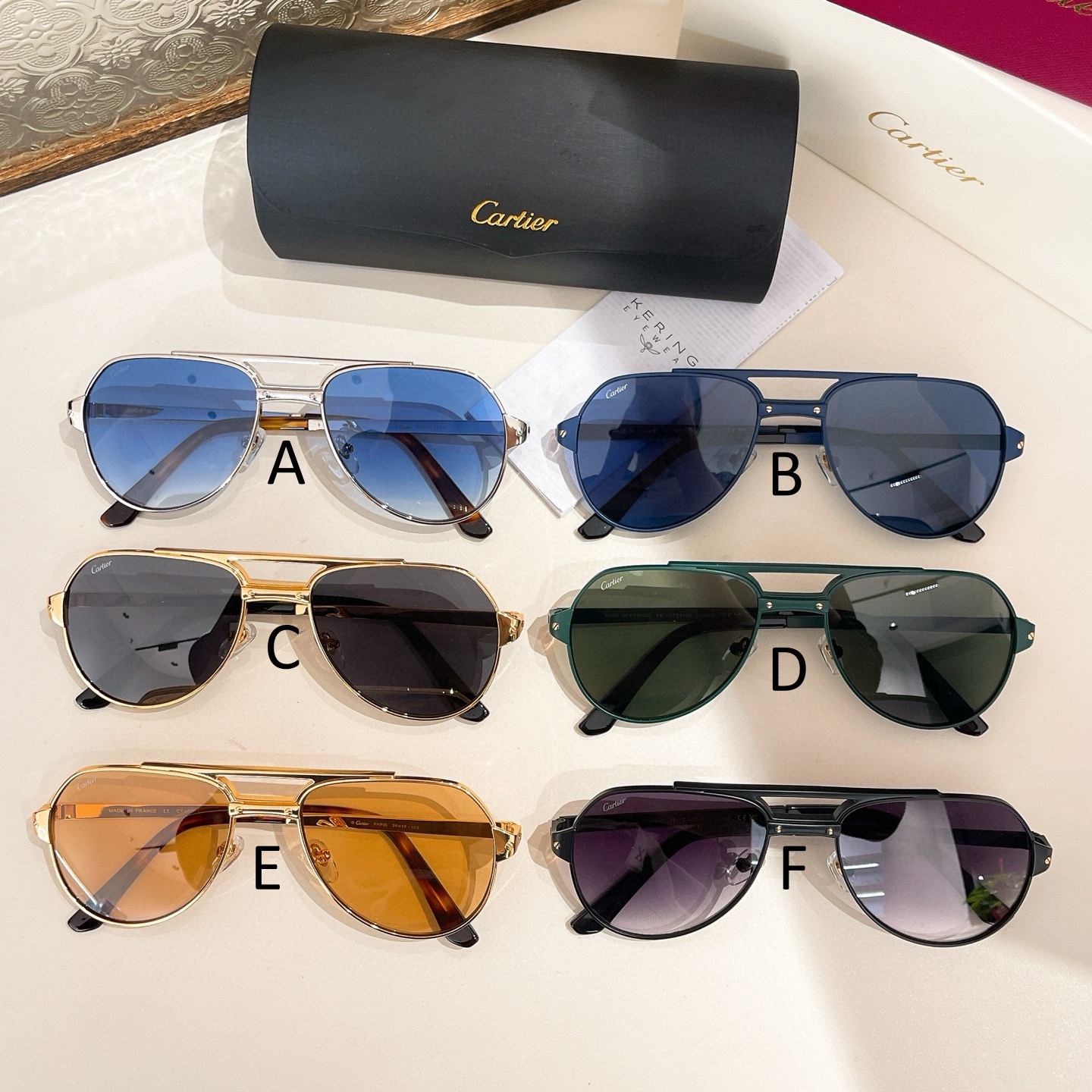 까르띠에 Cartier CT0639S 56口19-143