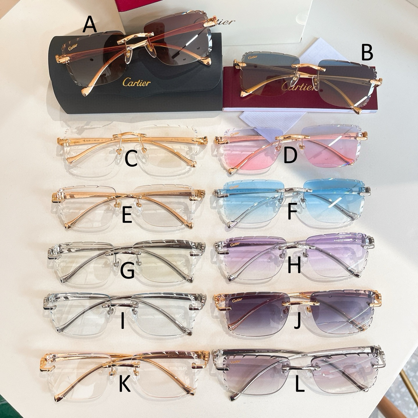 까르띠에 Cartier CT9527 48口21-145