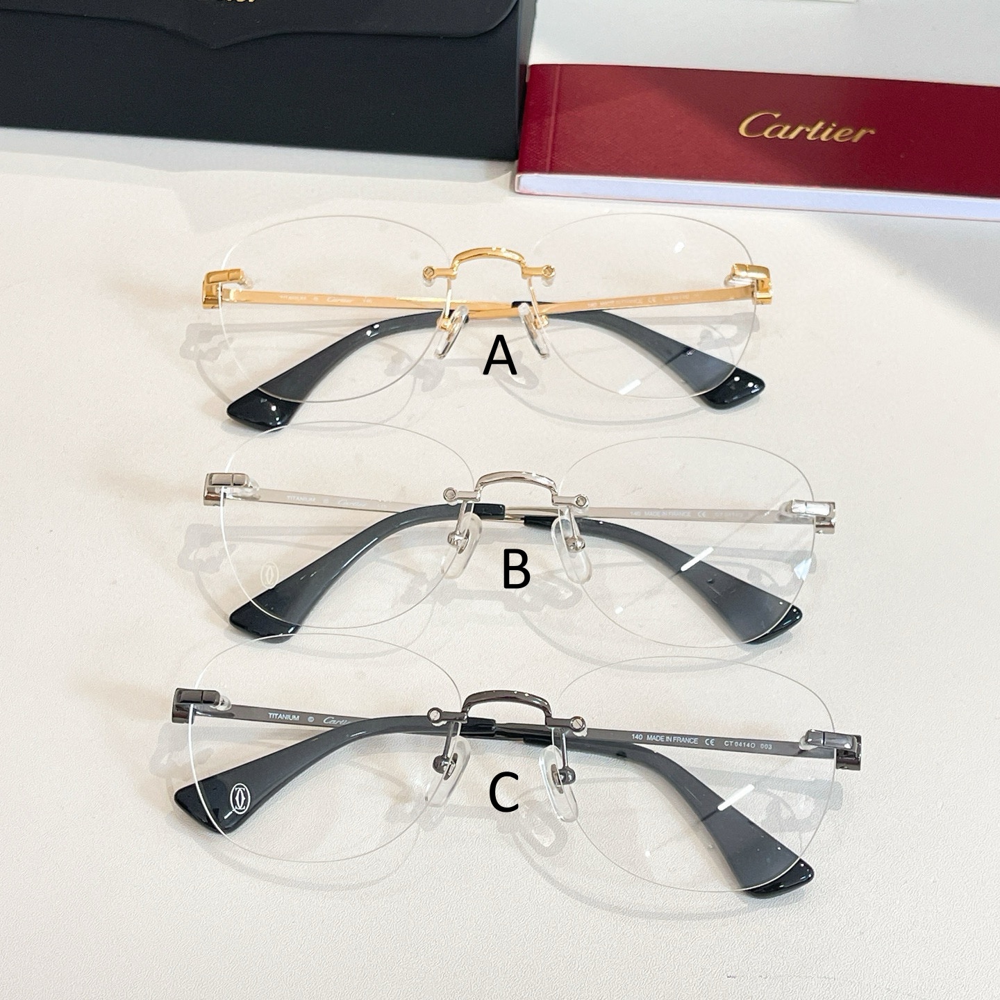 까르띠에 Cartier CT0414O 56口16-145