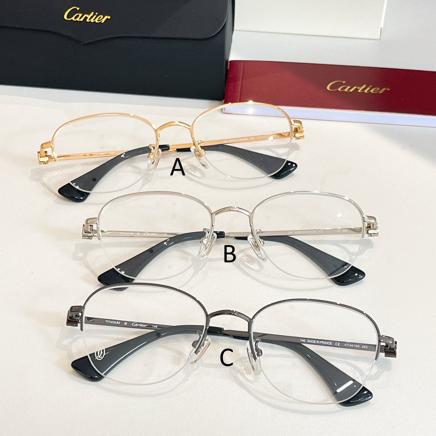 까르띠에 Cartier CT0415O 53口19-140