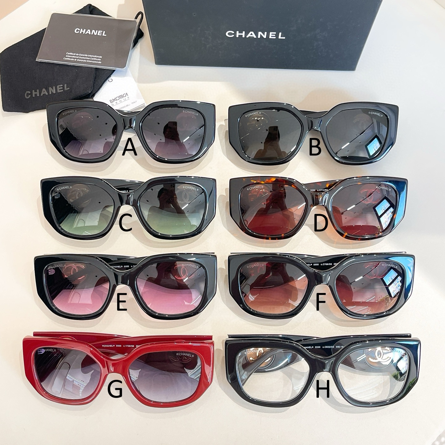 샤넬 Chanel 5550 55口19-142