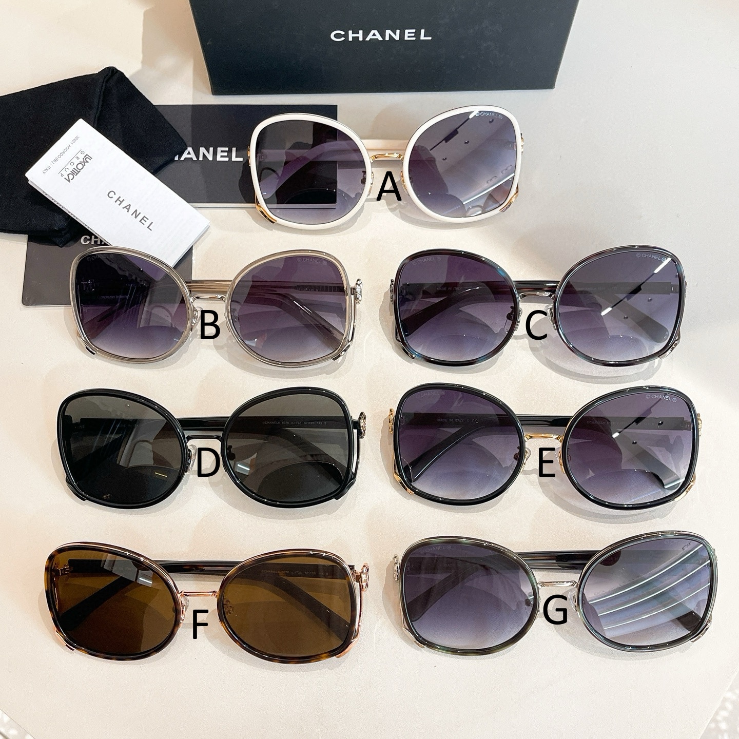 샤넬 Chanel 6076 54口22-145