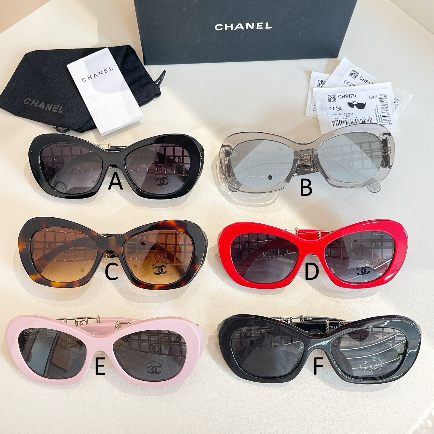 샤넬 Chanel 9170 54口19-147