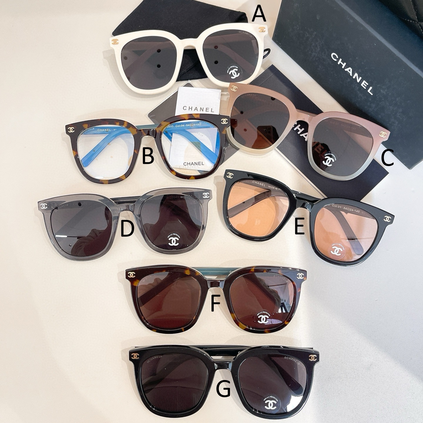 샤넬 Chanel CH0533 54口24-145