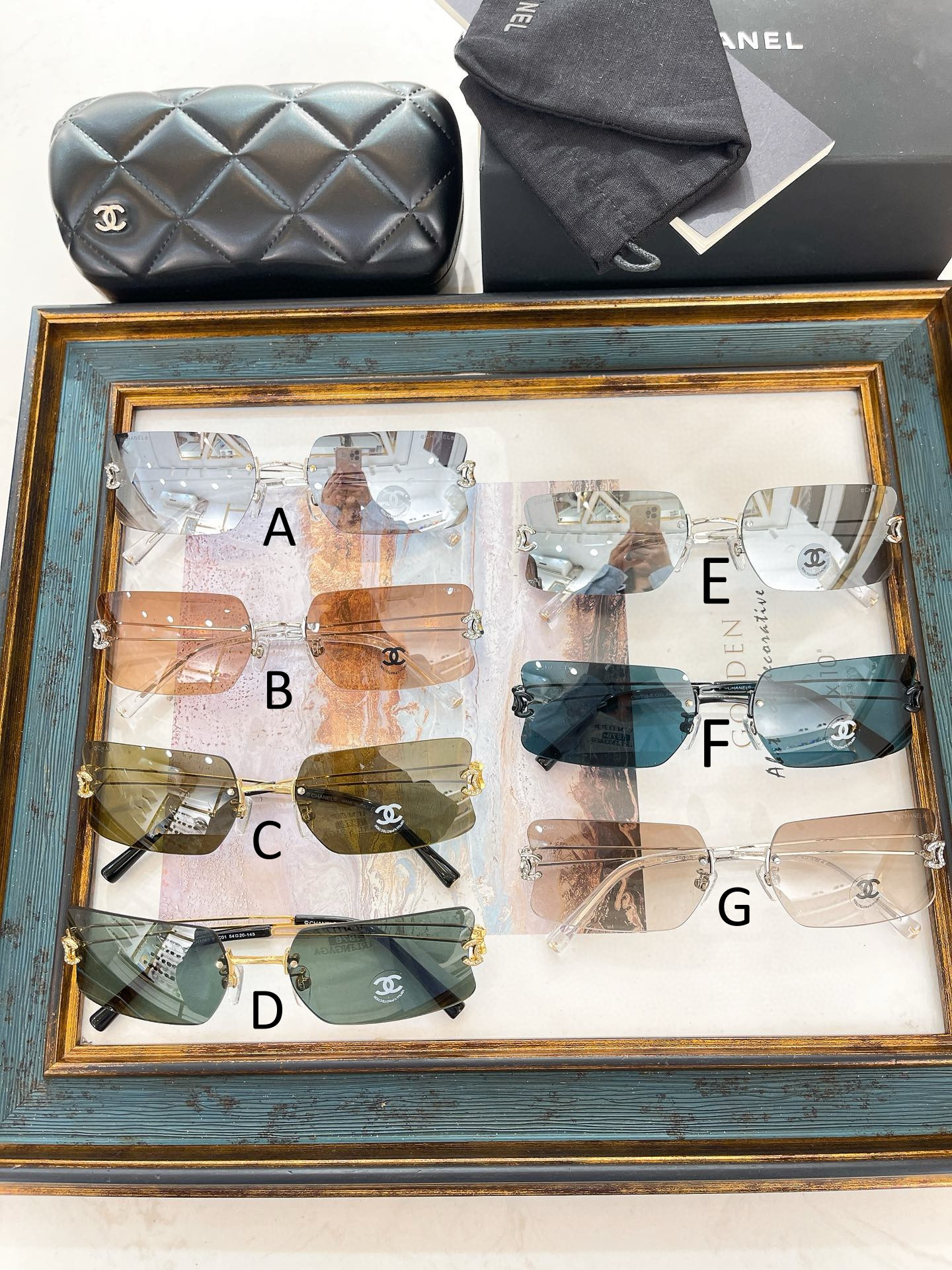 샤넬 Chanel CH4050-B 54口20-145