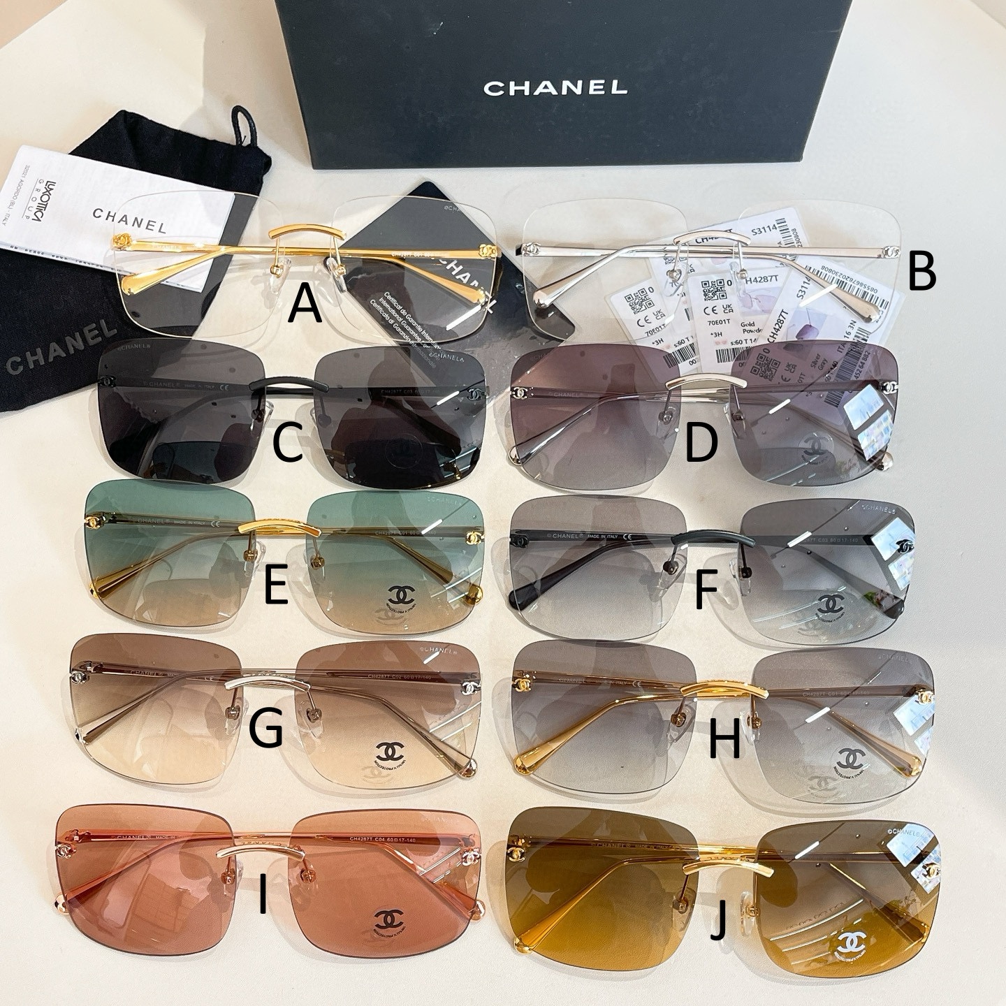 샤넬 Chanel CH4287T 60口17-140