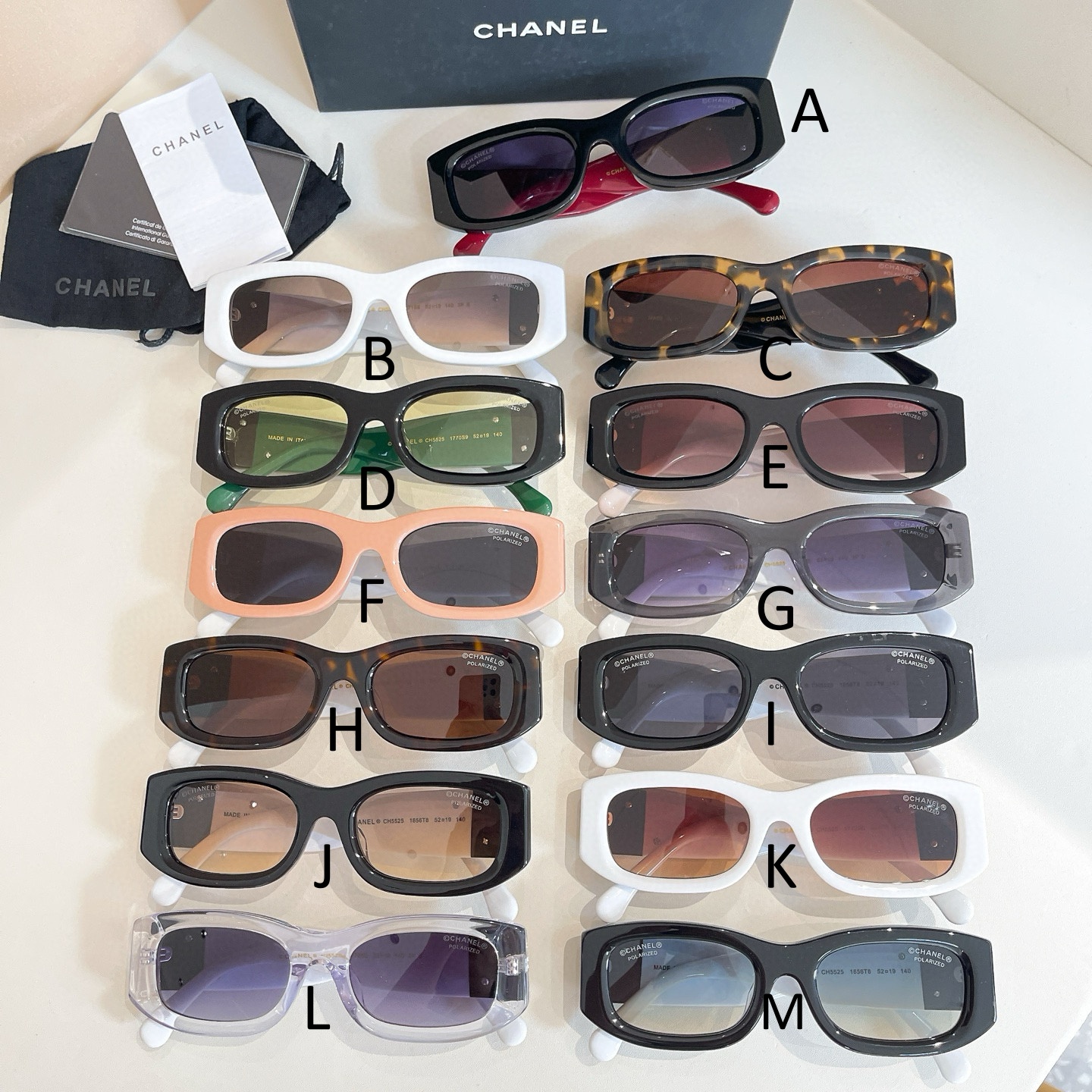 샤넬 Chanel CH5525 52口19-140