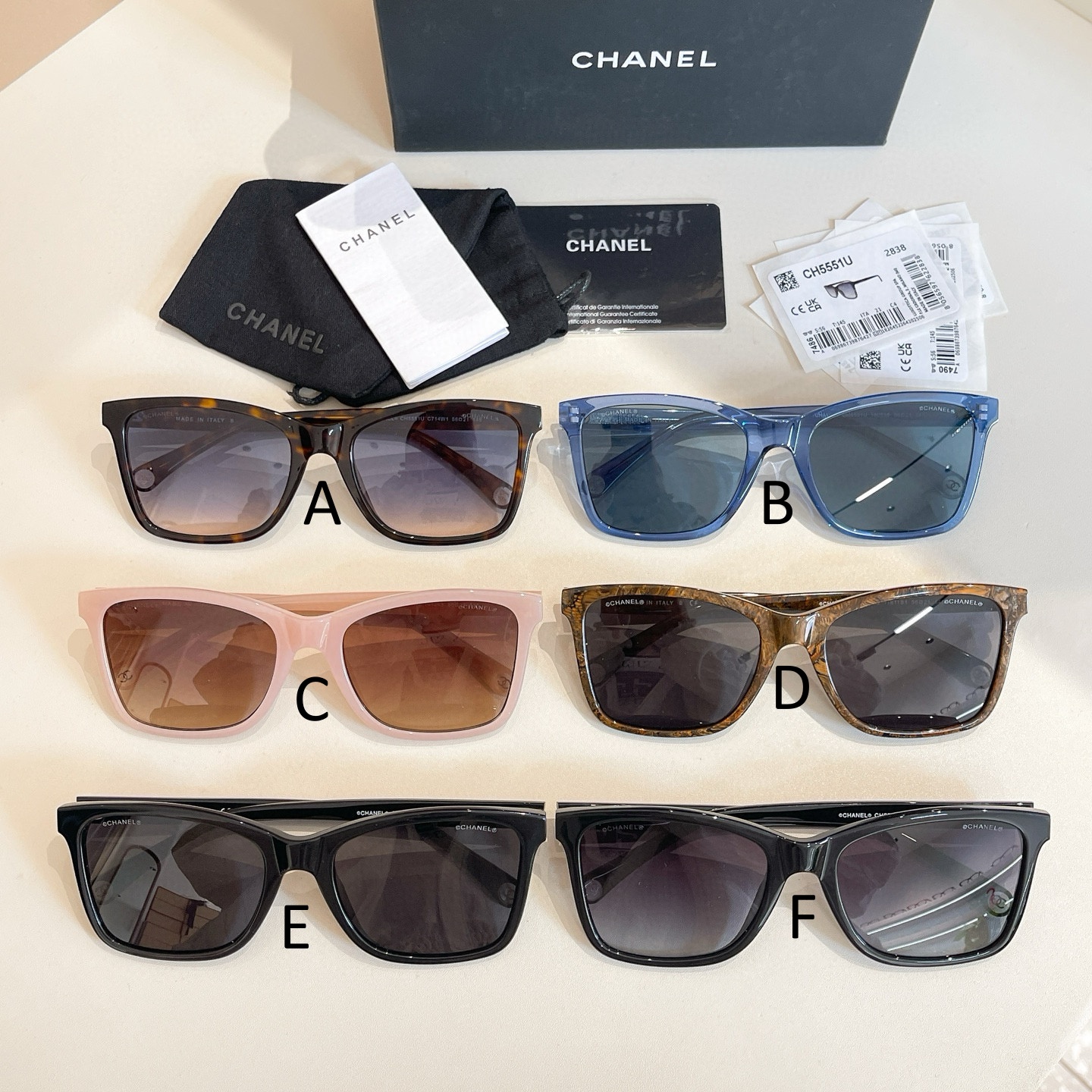 샤넬 Chanel CH5551U 56口21-145
