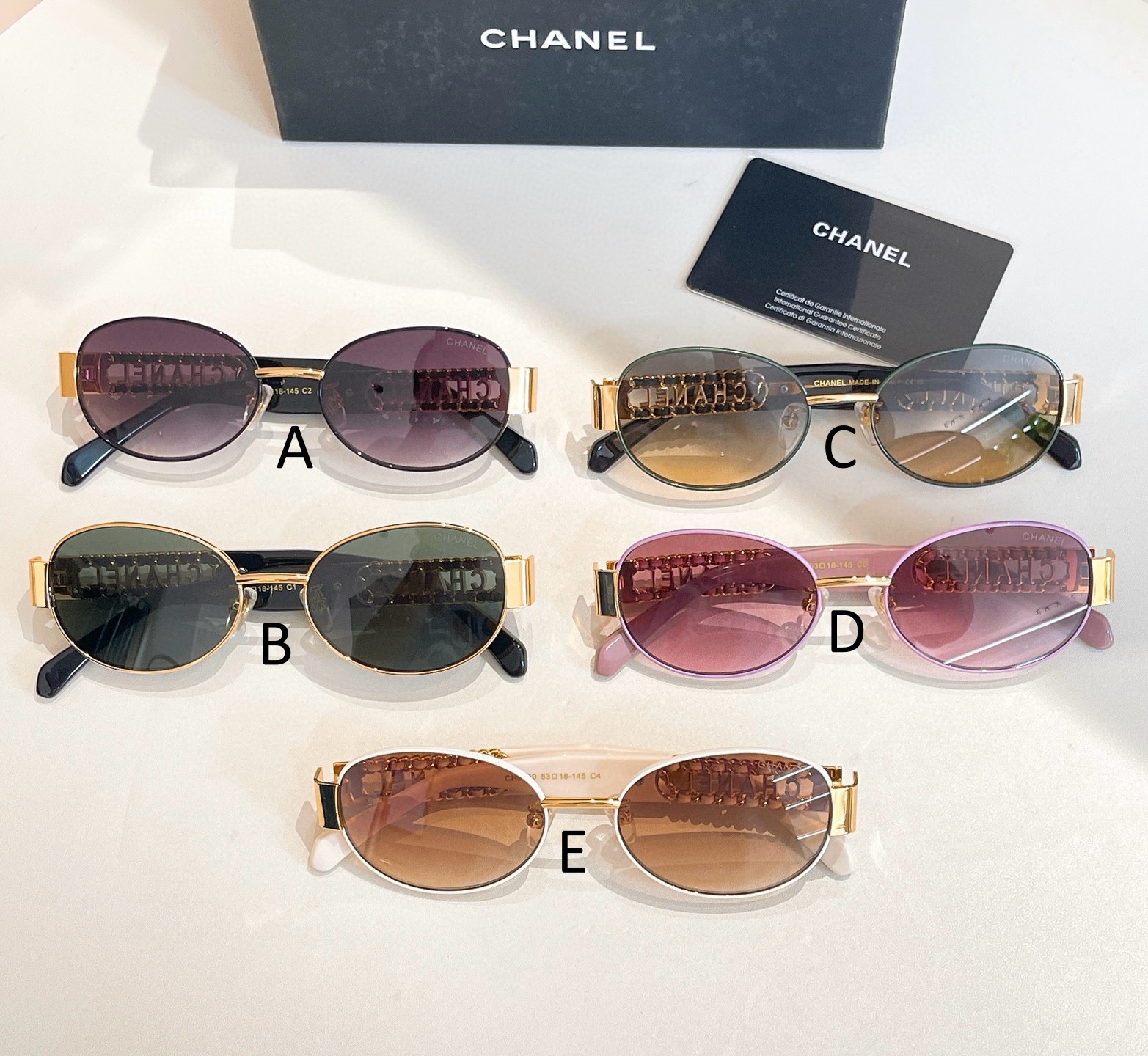 샤넬 Chanel CH8050 53口18-145