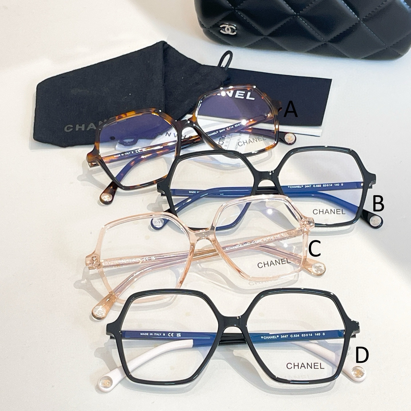 샤넬 Chanel 3447 53口14-140