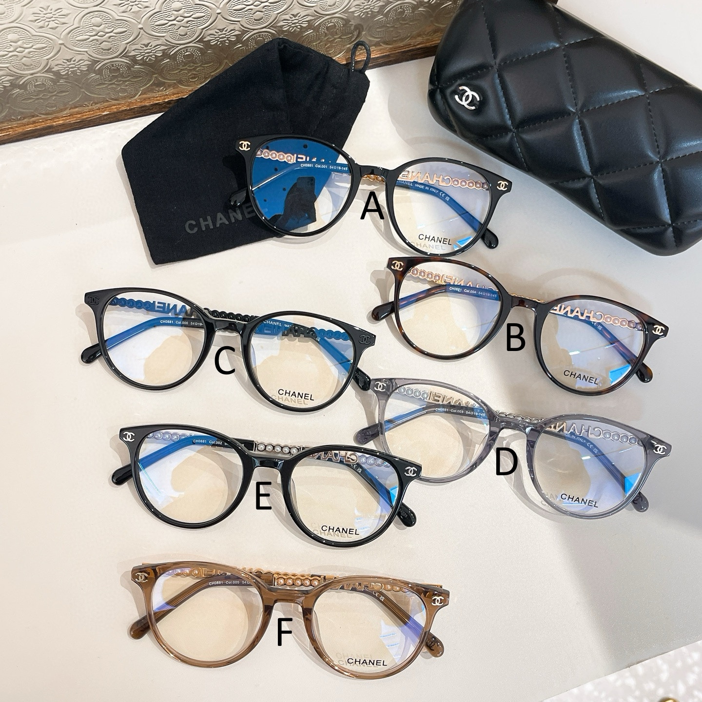 샤넬 Chanel CH0881 54口19-145