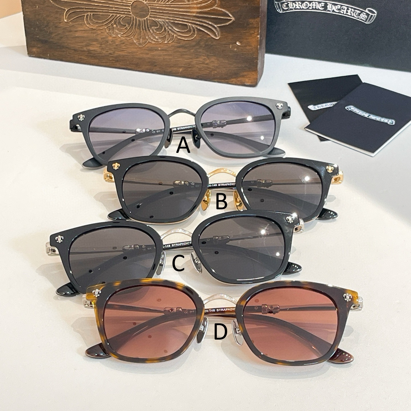 크롬하츠 Chrome Hearts STRAPADICTOME 62口12-149