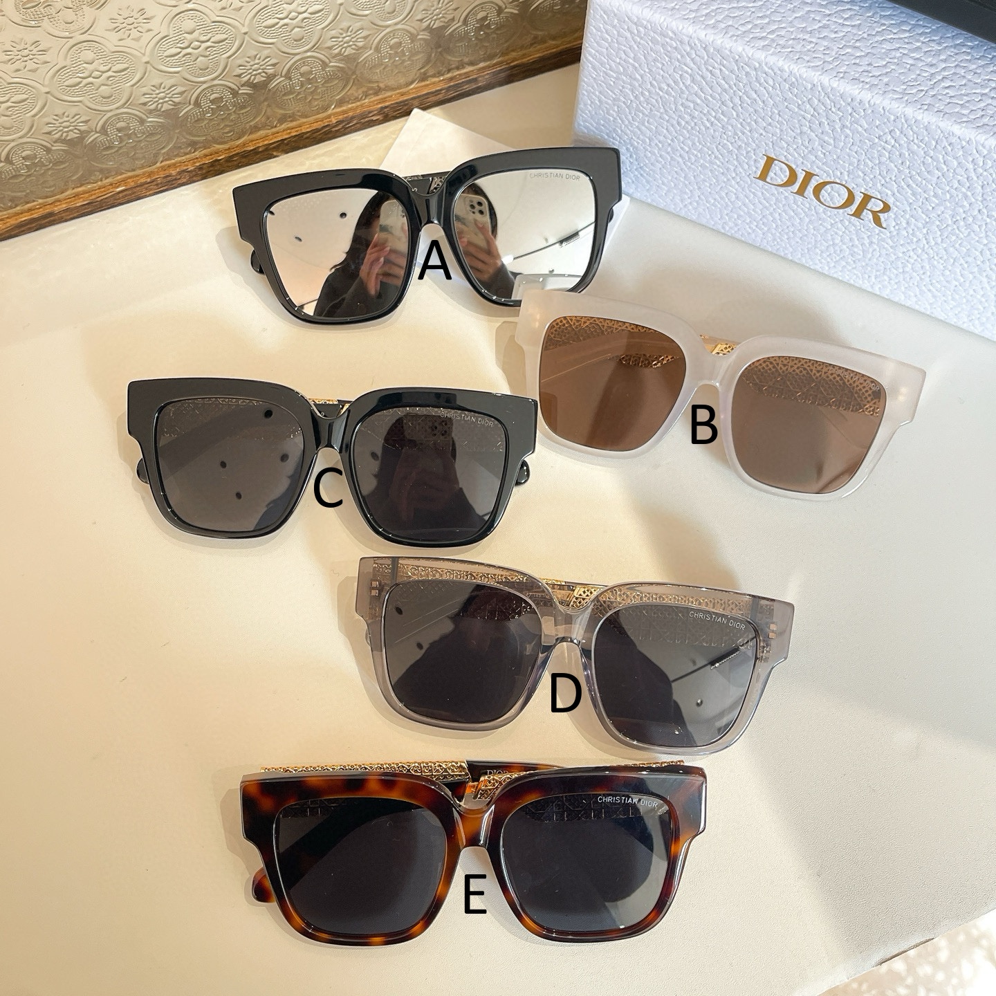 디올 Dior Resille S1F 55口17-145