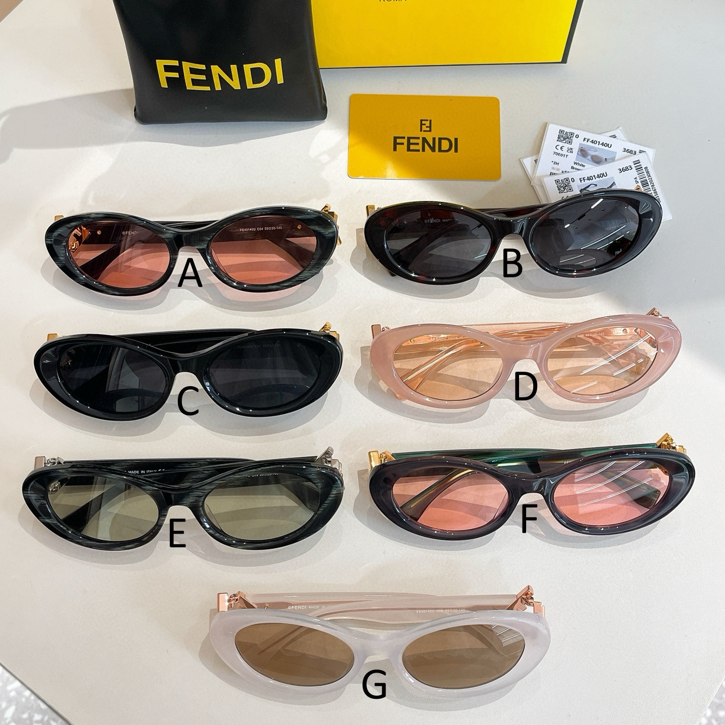 펜디 FENDI FE40140U 55口20-140