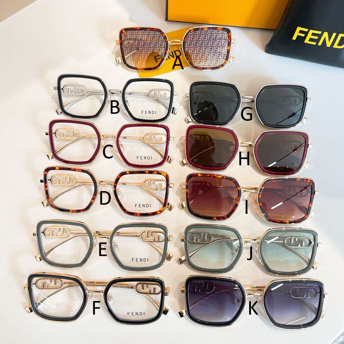 펜디 FENDI FE50117U 55口19-145