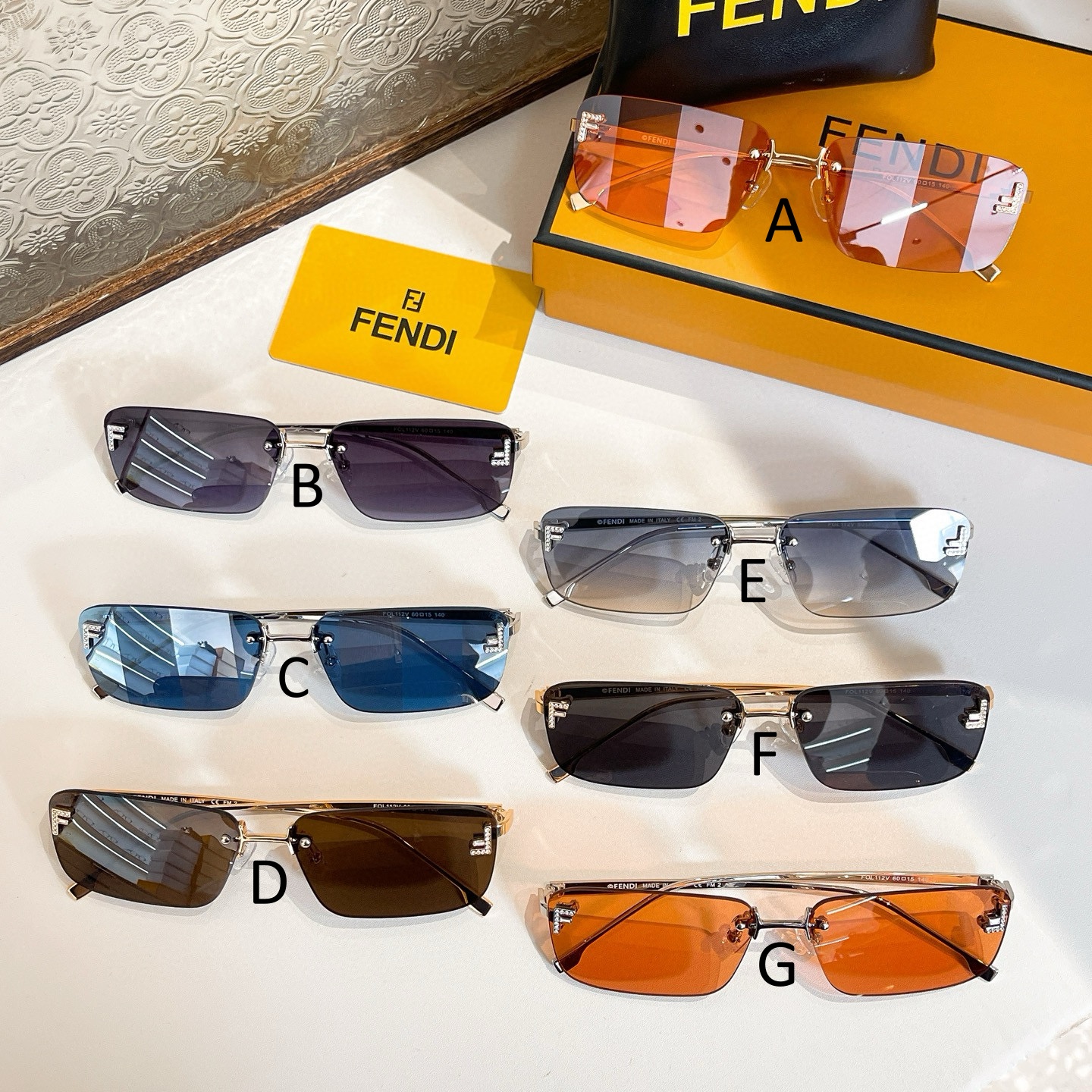 펜디 FENDI FOL112V 59口15-135